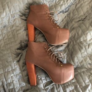 Brown Jeffrey Campbell Lita boot